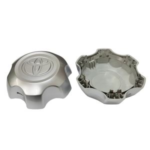 Logo chụp mâm ốp lazang bánh sau xe ô tô Toyota Land Cruiser đường kính 13.8cm