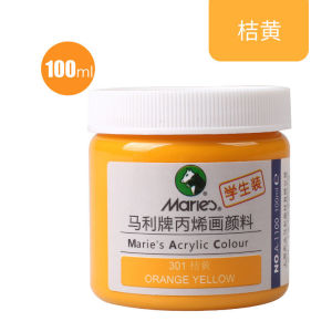 Maries Acrylic Colour 100ml High Quality Waterproof Acrylic Paint DIY Paint Non-fade 45 Colors For Painting Glass Model Fabric