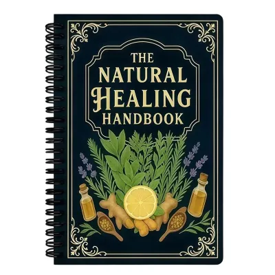 New Natural Healing Handbook Spiral Bound Guide Remedies Recipes for Heart Health Blood Sugar Focus Boost