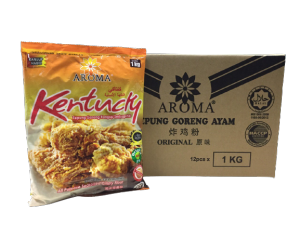 AROMA tepung goreng ayam Original 1kgx12 pcs (PEK JIMAT)(BERBALOI)