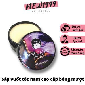 Sáp vuốt tóc nam thơm volcanic keo vuốt tóc nam tạo kiểu tóc mềm chuẩn dành cho mọi loại tóc