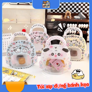 5 Túi ziplock hoạt hình dễ thương cho bé gái đựng quà đồ trang sức đồ ăn nhẹ cho học sinh