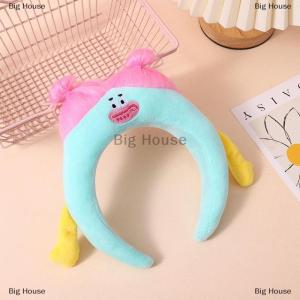 [COD] Big House 2023 New 1PC Cartoon Funny Expression Ugly Cute Colorful Doll Sponge Hair Hoop Headband For Women Girls Hair Accessories