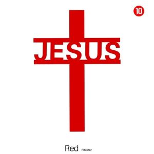 Jesus in Cross Sticker for Car Accessories Vinyl Car Sticker Waterproof Design Hologram Sticker Decals Religious Stickers