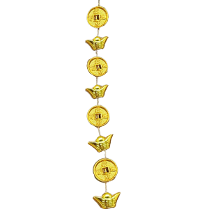 10 Meter/Roll Yenpao Renteng Rol Beads Decoration Yenpao New Year Pendant Untuk Spring Festival Gift DIY Emas Decor