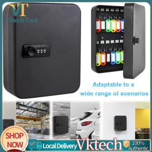 [Vktech] Key Box Wall Mounted with Key/Code Lock Key Management Key Holder Box Wall Mount