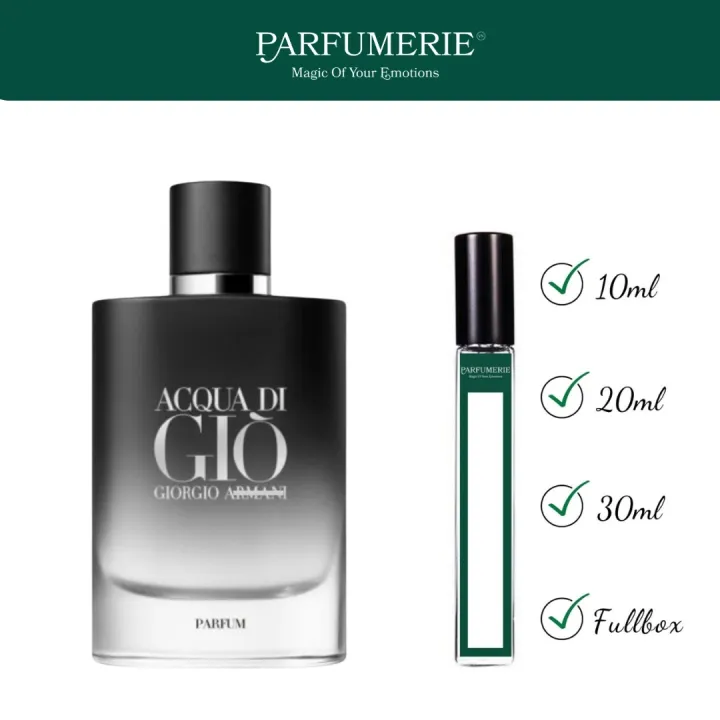 Mẫu thử Nước hoa nam Giò Parfum Hương thơm Cuốn hút, Nam tính, Tinh tế ...