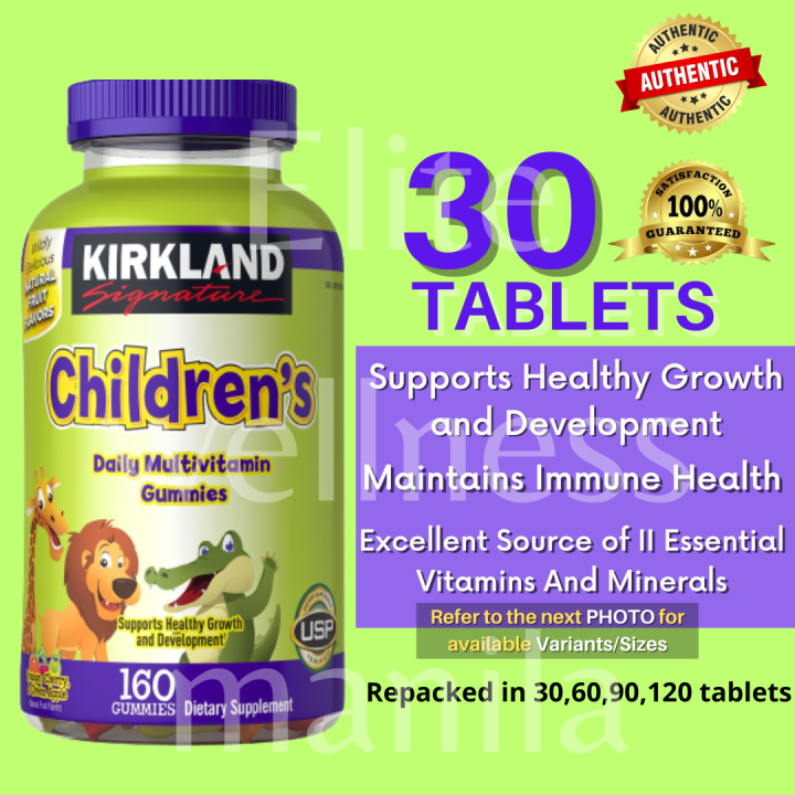 30 Gummies Kirkland Signature Children's Multivitamin AUTHENTIC
