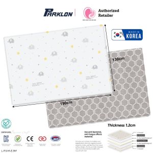 Parklon LaPure Antibacterial Soft Mat for Baby 130 x 190 x 1.2cm La Pure Korea Playmat