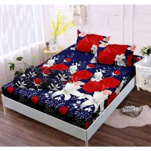 SPREI 3D DISPERSE TERBARU MOTIF BUNGA UK 160X200 no 2 180X200 no 1 TERLARIS