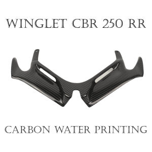 Winglet CBR 250 RR Carbon Water Printing Winglet Karbon Honda CBR250RR Carbon Celup