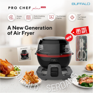 Buffalo 牛头牌 PRO CHEF PLUS LIMITED Air Fryer 7L Stainless Steel Pot KW93