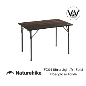 NATUREHIKE FG04 Ultra Light Tri-Fold Fiberglass Table