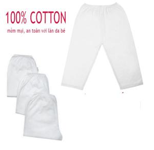 combo 05 Quần Dài Trắng cho bé từ 2 - 11kg