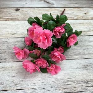 Simulated Rhododendron Artificial Green Plant Wedding Home Decoration Fake Horticultural Flower