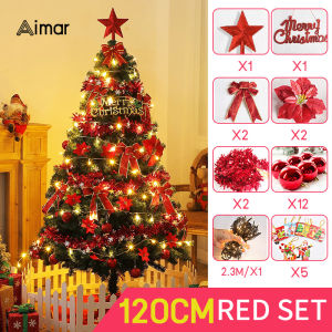 Christmas tree 3ft/4ft/5ft/6ft/7ft/8ft christmas tree 7ft makapal set christmas decoration for home set 2025 xmas tree