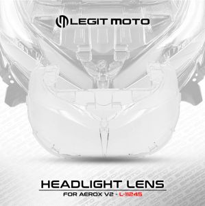LEGITMOTO AEROX V2 HEADLIGHT LENS L-11245 CLEAR FLASHER LENS COVER FOR YAMAHA AEROX V2 MOTORCYCLE SPEEDMOTO