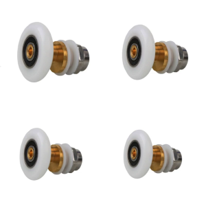 Nylon Partiality Bearing Rollers Copper-Core Single Wheel Sliding Door Pulley Wheels for Shower Cabin SPA Room