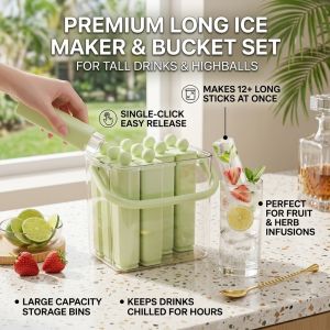 Silicone Ice Tray Food Grade Ice Cube Mold Reusable Flexible Ice Cube Maker for Freezer and Homemade Popsicles