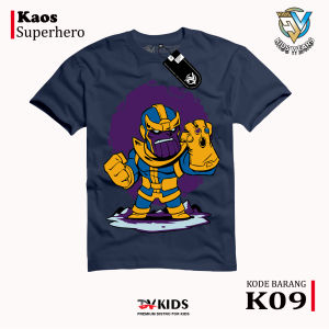 Kaos Anak Super Hero Usia 1-12 Tahun Kualitas Tinggi Harga Rendah