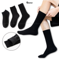 Tất vớ đen trơn cổ ngắn cổ trung cổ cao nam nữ GOMTAT phong cách basic, chất liệu cotton thoáng mát - FIVE-DEN-1DOI. 