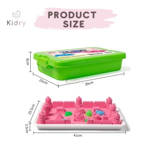 DIY Space Magic Sand Castle Beach Mould Build Tool Sensory Play Kids Children Gift Toy | Mainan Pasir Kanak
