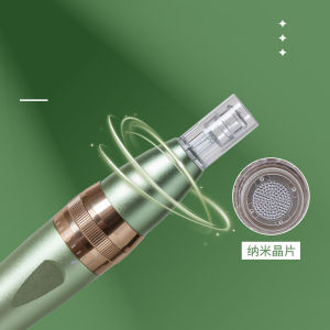 Electric Microneedling Pen Adjustable Depth Skin Care Device for Face and Body
