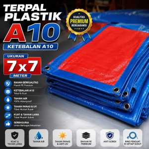 TERPAL PLASTIK A10 UKURAN 7x7 meter