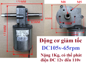 Động cơ giảm tốc máy ép chậm các loại - Có thể phát điện tới 300w