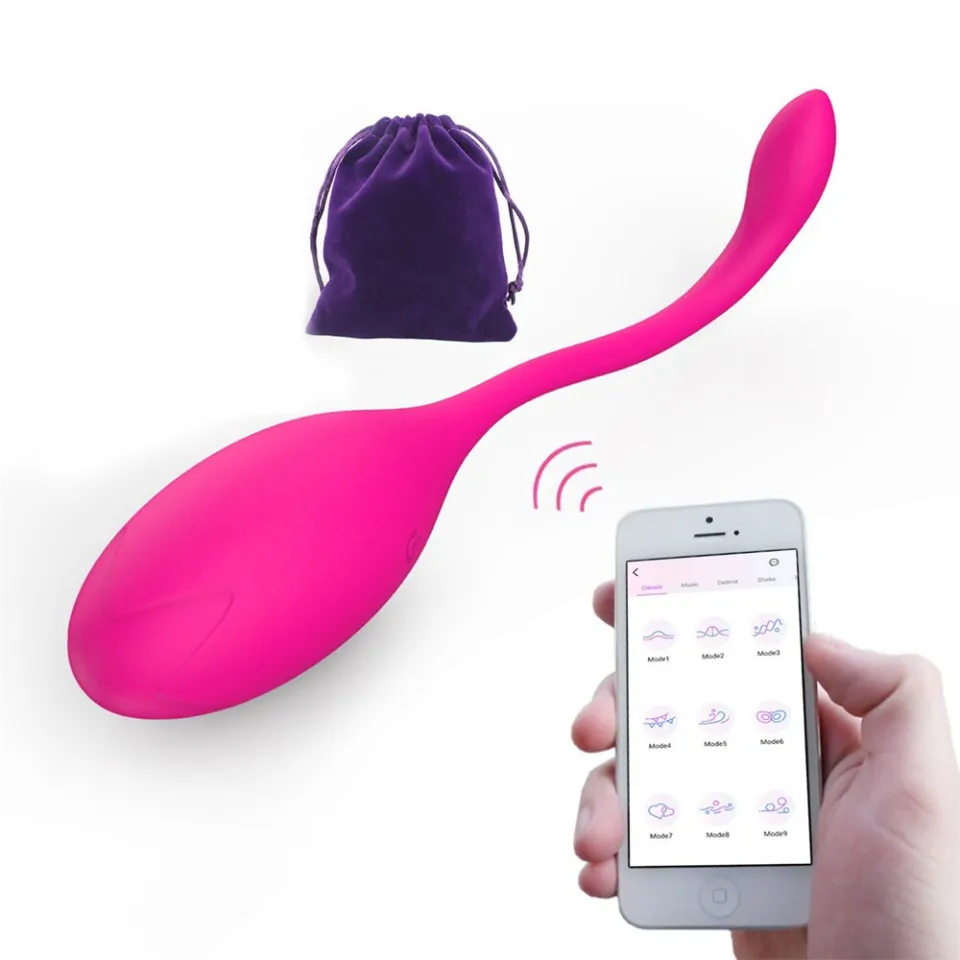 Privacy Ship]Bluetooth-compatible Vibrators For Women APP Remote Control  Dildo Female Vibrator Long Distance Control Vibrating Egg Sex Toys sex toy  | Lazada PH