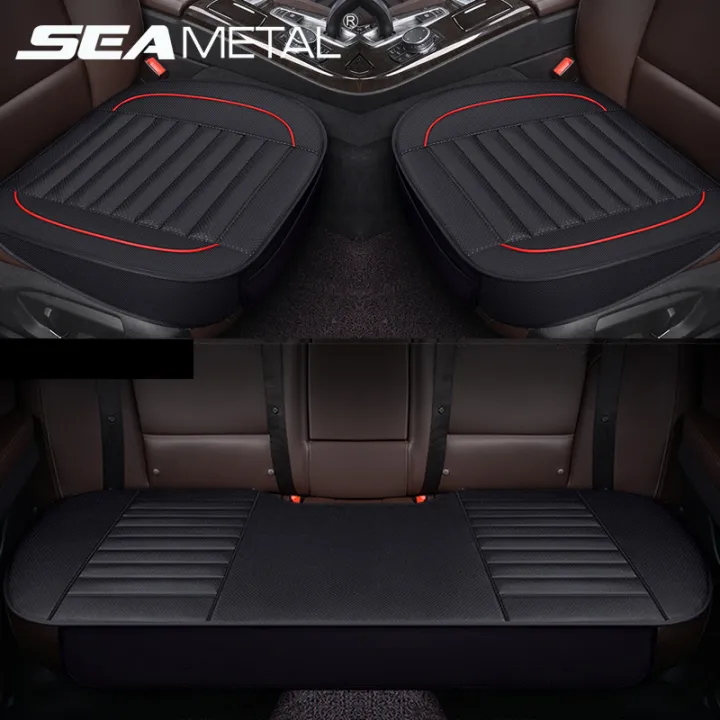 Universal Car Seat Cover PU Leather Auto Car Seat Cushion Automotives Seat  Covers Front Rear Seat Cover Car Interior Accessories Lazada PH