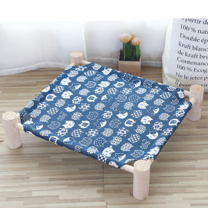 GIƯỜNG NGỦ BẰNG GỖ VÕNG CHÓ THƯ CƯNG KÈM VẢI THOÁNG KHÍ