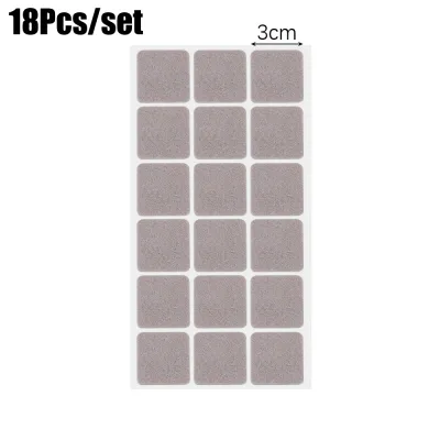 90Pcs Self Adhesive Felt Chair Leg Pads Non-slip Round Square Table Legs Sticker Non-Noise Non-Scratch Floor Protector Furniture Bumper Damper Cover