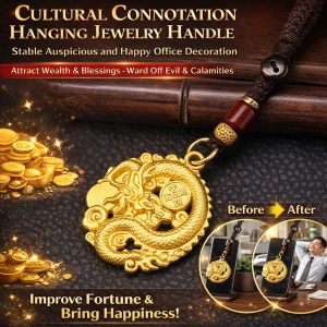 Brass Dragon Keychain Vintage Lucky Charm Key Holder Gift Durable Metal Accessories