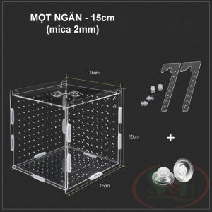 Box mica OEM hít treo đa năng lồng tách dưỡng cây cá tép store