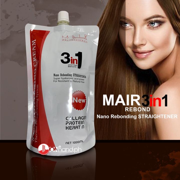 Mair 3in1 Rebonding Nano One Step Rebonding Cream 1000ml
