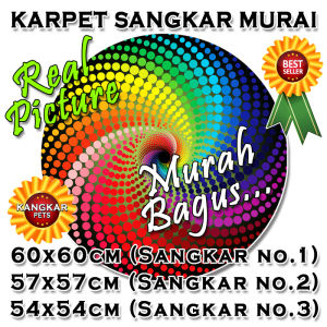 Karpet Sangkar Murai No 1 / 2 / 3 Motif Warna 3D - Murah - Bagus