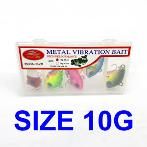 Mồi Giả Cá Sắt VIB Coastline Dùng Câu Lure Cá Lóc Mú Chẽm Hộp 5 Con 10g 14g