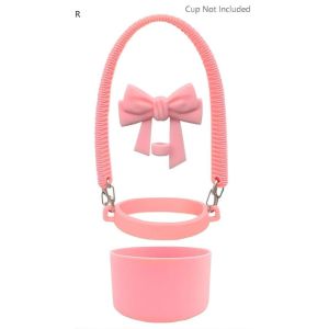 Stanley Cup Hand Strap Straw Lid Cover Bowknot Accessories Set for 10mm Straws Replacement