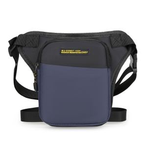 HY BAG #4031 FASHION MENS STYLE CANVAS HIPSTER CROSSBODY CHEST BAG WITH SHOULDER STAP AND PLAIN PATTERN