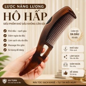 Lược Chải Tóc Gỡ Rối Chống Bết Dính Lược Trị Gàu Giảm Ngứa Và Làm Sạch Da Đầu