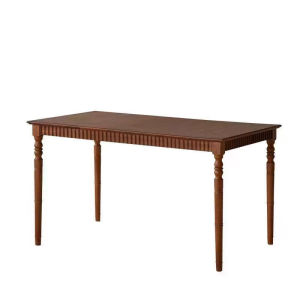 Dining Table Chair Combination R Solid Wood Modern Minimalist Living Room Small Apartment Dining Table Rect
