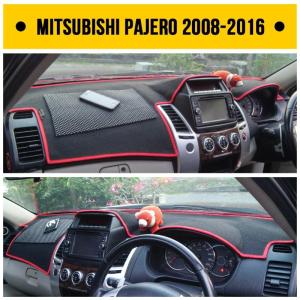 BELI 1 DAPAT 4 | Cover Dashboard Mobil MITSUBISHI PAJERO SPORT 2008-2016 Pelindung Dasbor - Alas Taplak Dasbord aksesoris interior Hiasan dalam mobil - karpet pelindung panas dasbord dari sinar matahari bahan Premium
