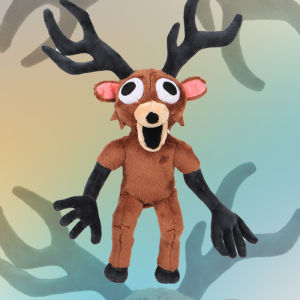 Hot 38cm 99 Nights Cartoon In The Forest Deer Plush Toys Cotton Stuffed Doll Anime Animal for Kids Birthday Gift Halloween Gifts