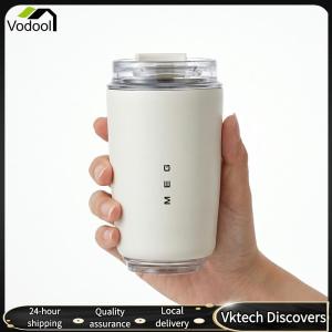 【Vodool】 240ML Travel Beverage Water Bottle Large Capacity Stainless Steel Insulated Cup Lightweight Drinking Tumbler for Coffee Tea Hot Coco