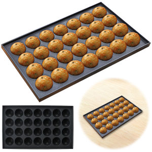 Winnereco Multi Function Aluminum Takoyaki Pan Nonstick for Cooking Baking and Snack Preparation