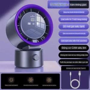 Quạt để bàn mini mới của Đức 2025 làm mát tự động đến 16 độ c để bàn văn phòng ký túc sinh viên