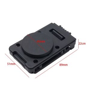 WUXU Non-Slip Tool Belt Clip Metal Adjustable ic Tool Holder Detachable Belt Buckle