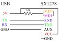 Mạch Thu Phát RF UART Lora SX1278 433Mhz 3000m. 