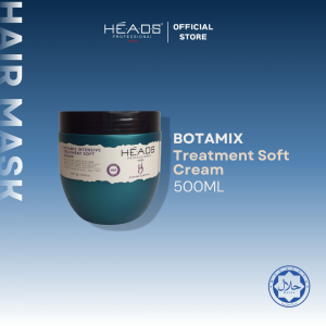 HEADS Botamix Gentle Cream Mask for Damaged Hair & Hair Repair Cold Spa Mask for Sensitive Scalp 500ml HS6 & HS20